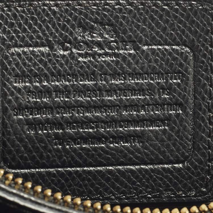 Pre Owned Coach Christie Carryall Black Leather Satchel