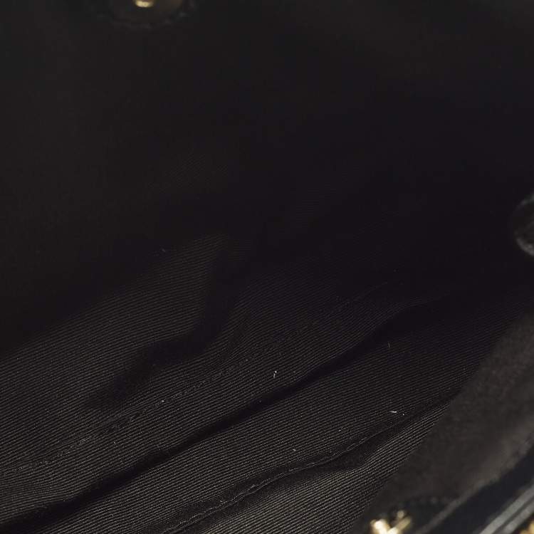 Pre Owned Coach Christie Carryall Black Leather Satchel