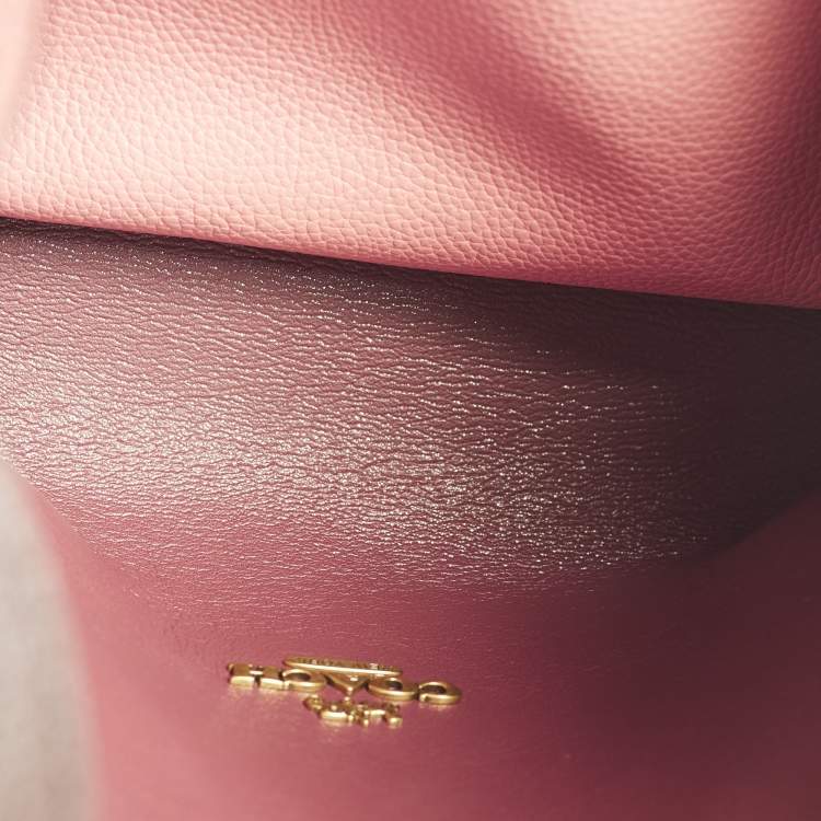 Pre Owned Coach Hadley Tricolor Leather Hobo