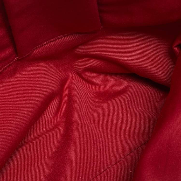 Pre Owned Coach Peyton Red Leather Zip Tote