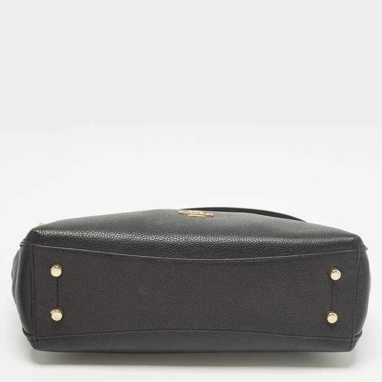 مملوكة مسبقًا Coach Clarkson Black Leather Hobo