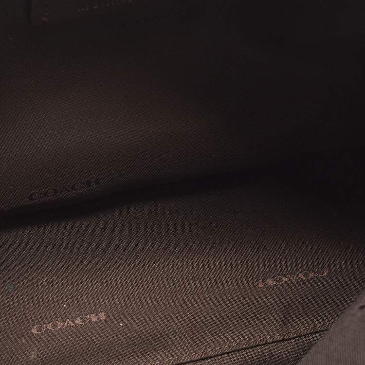 مملوكة مسبقًا Coach Clarkson Black Leather Hobo