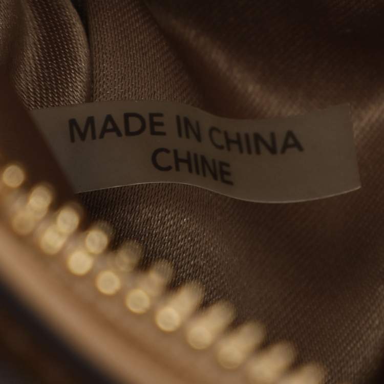 Pre Owned Coach Christie Mini Beige Leather Satchel