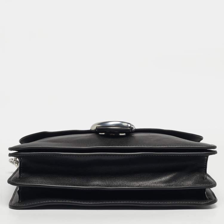 Pre Owned Coach Tabby 26 Black Leather Shoulder Bag