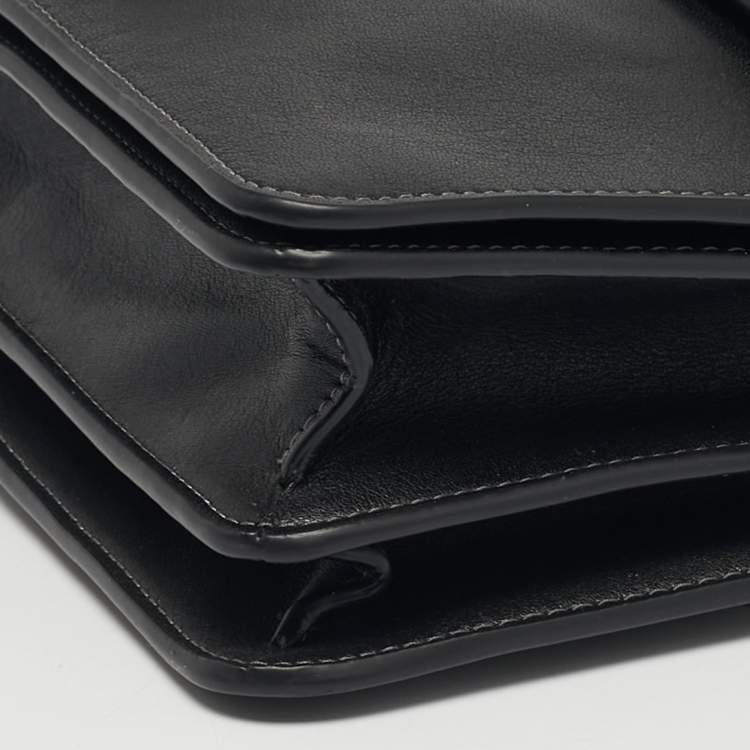 Pre Owned Coach Tabby 26 Black Leather Shoulder Bag