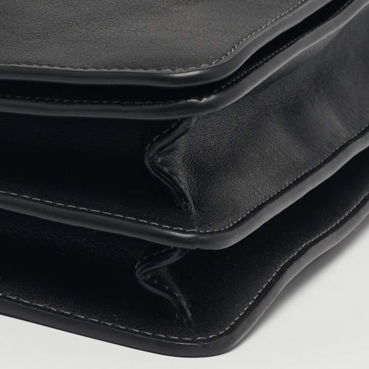 Pre Owned Coach Tabby 26 Black Leather Shoulder Bag