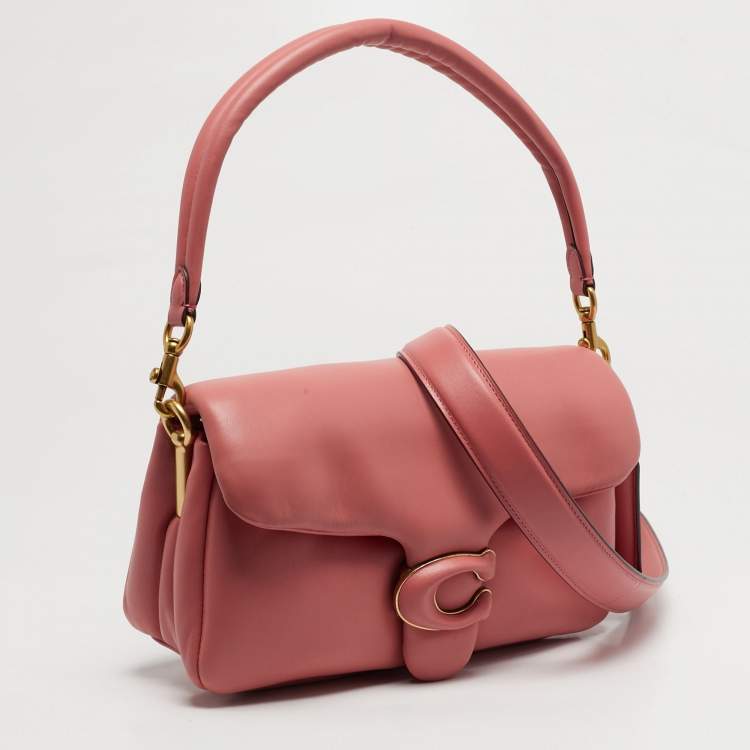 Pre Owned Coach Pillow Tabby 26 Pink Leather Shoulder Bag