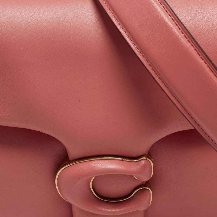 Pre Owned Coach Pillow Tabby 26 Pink Leather Shoulder Bag