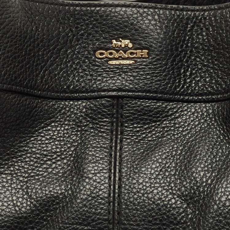 Pre Owned Coach Legacy Lexy Black Leather Shoulder Bag