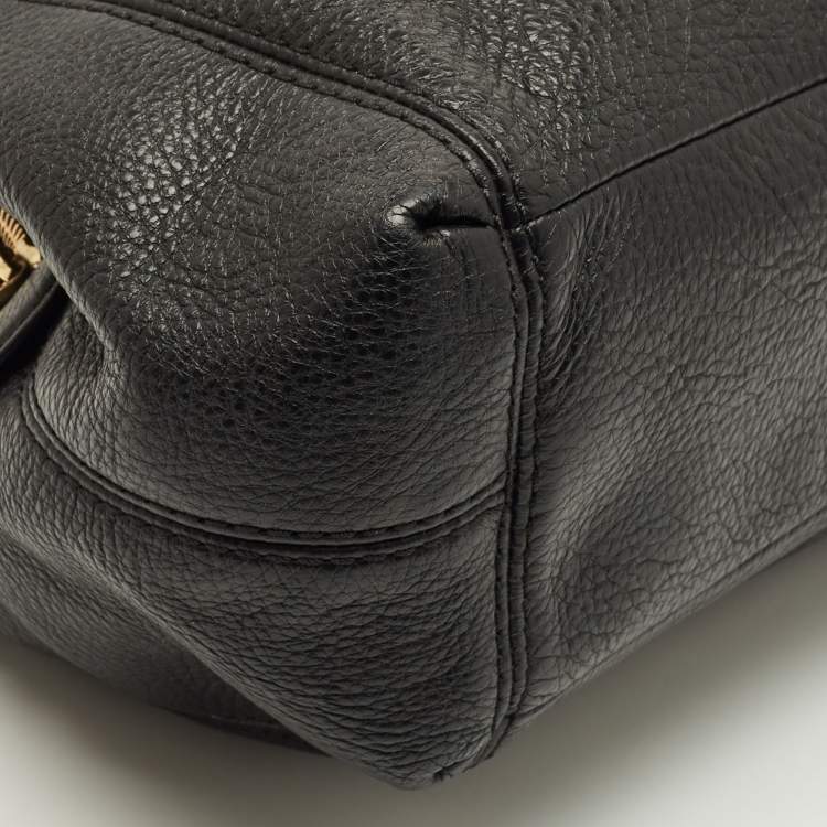 Pre Owned Coach Legacy Lexy Black Leather Shoulder Bag