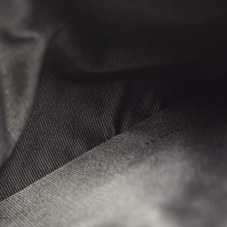 Pre Owned Coach Crosby Carryall Black/Grey Signature Canvas and Leather Tote