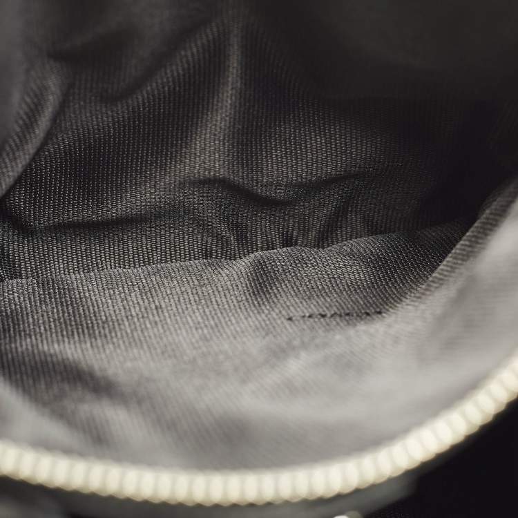 Pre Owned Coach Crosby Carryall Black/Grey Signature Canvas and Leather Tote