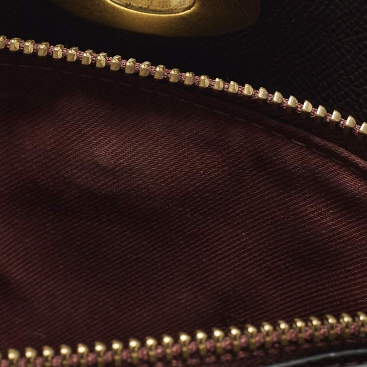 Pre Owned Coach Willow Black Leather Bucket Bag