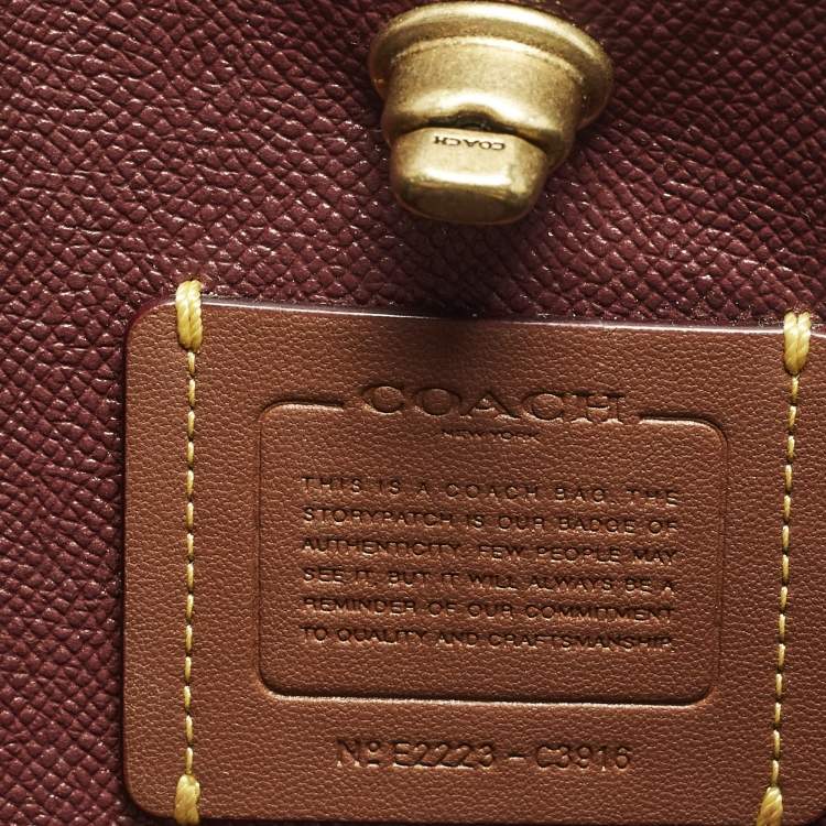 Pre Owned Coach Willow Black Leather Bucket Bag