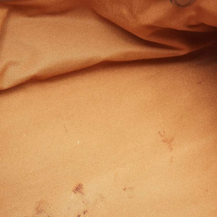 Pre Owned Coach Dempsey Carryall Off White Leather Tote