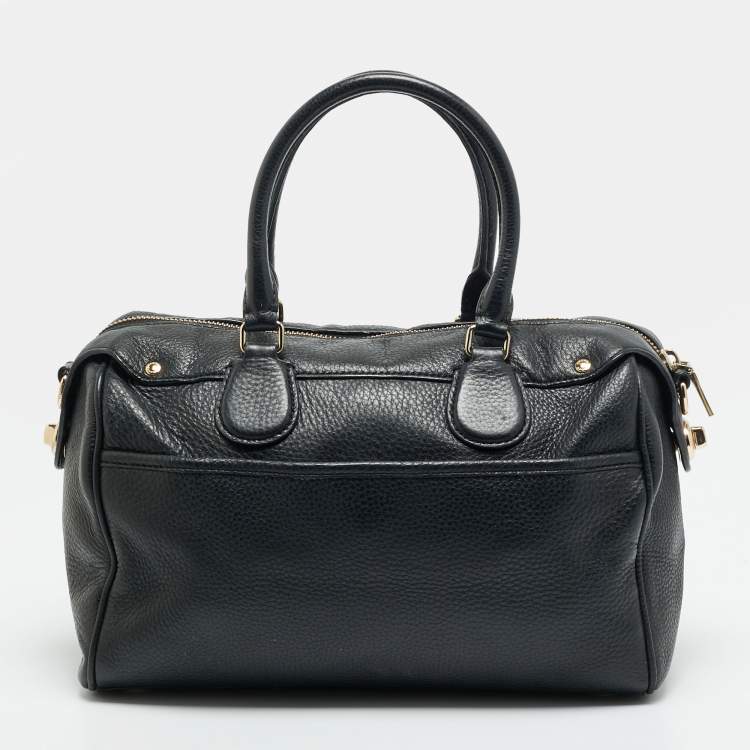 مملوكة مسبقًا Coach Bennett Small Black Leather Satchel