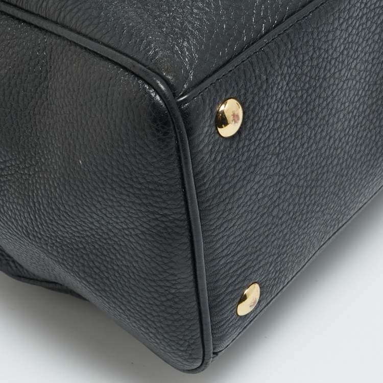 مملوكة مسبقًا Coach Bennett Small Black Leather Satchel