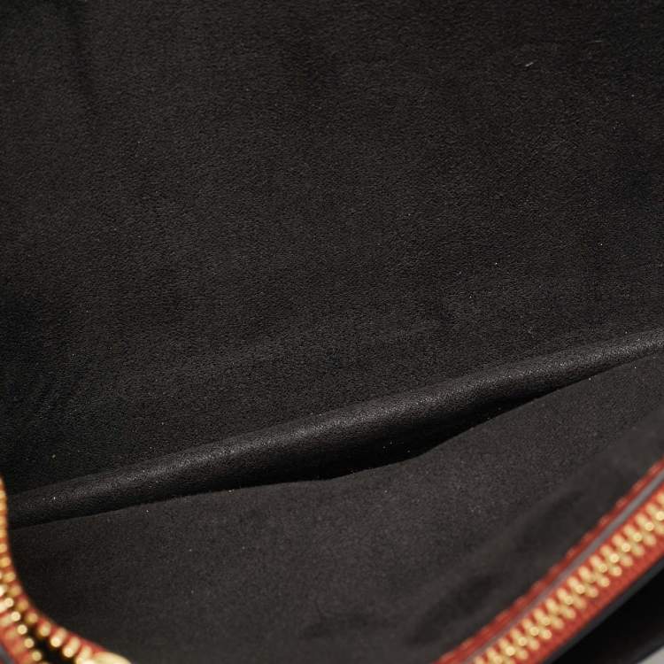 Pre Owned Coach Klare Multicolor Signature Coated Canvas, Python Embossed and Leather Crossbody Bag