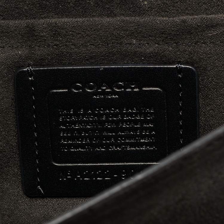 Pre Owned Coach Klare Multicolor Signature Coated Canvas, Python Embossed and Leather Crossbody Bag