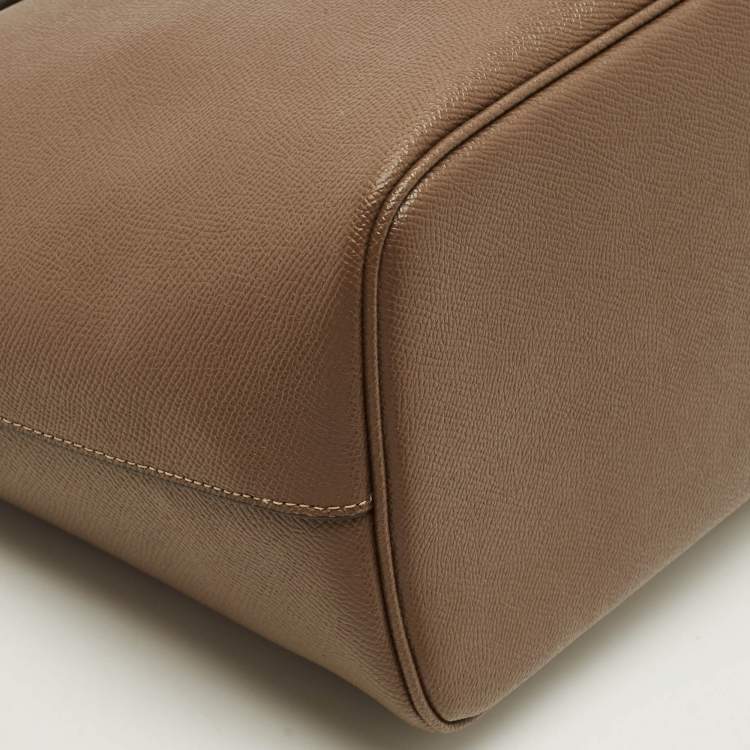 Pre Owned Coach Gallery Brown Leather Tote