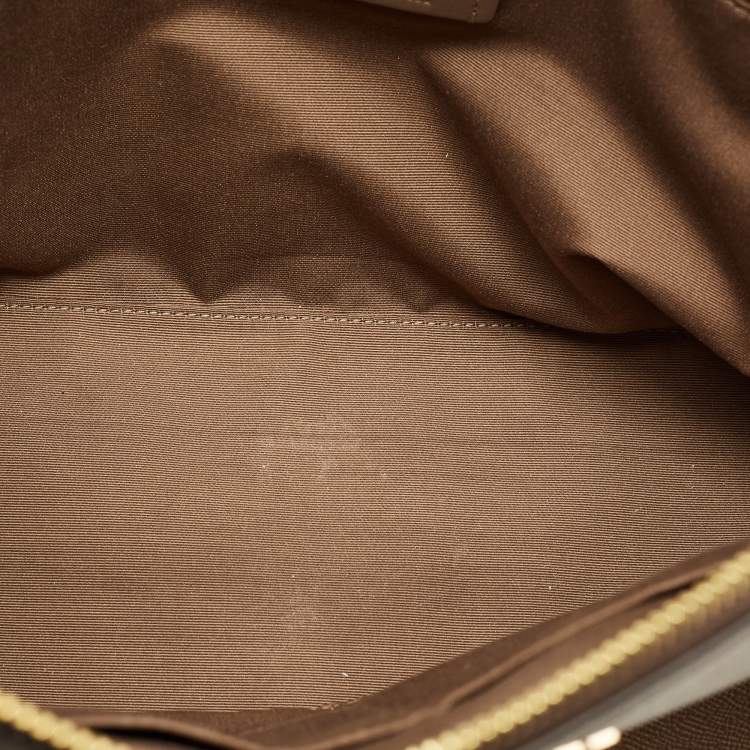 Pre Owned Coach Gallery Brown Leather Tote