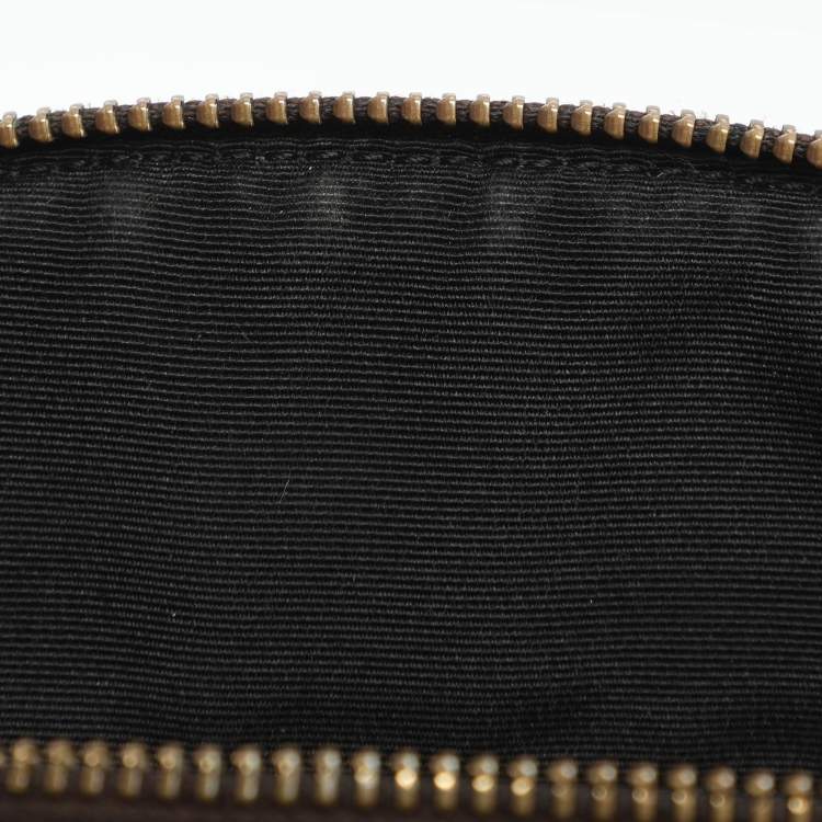 Pre Owned Coach Cora Dome Brown Signature Coated Canvas and Leather Satchel