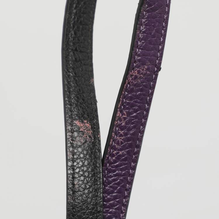 مملوكة مسبقًا Coach Edie 28 Purple Leather Tote