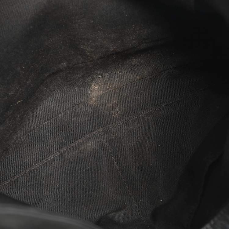 Pre Owned Coach Carlyle Black Leather Shoulder Bag