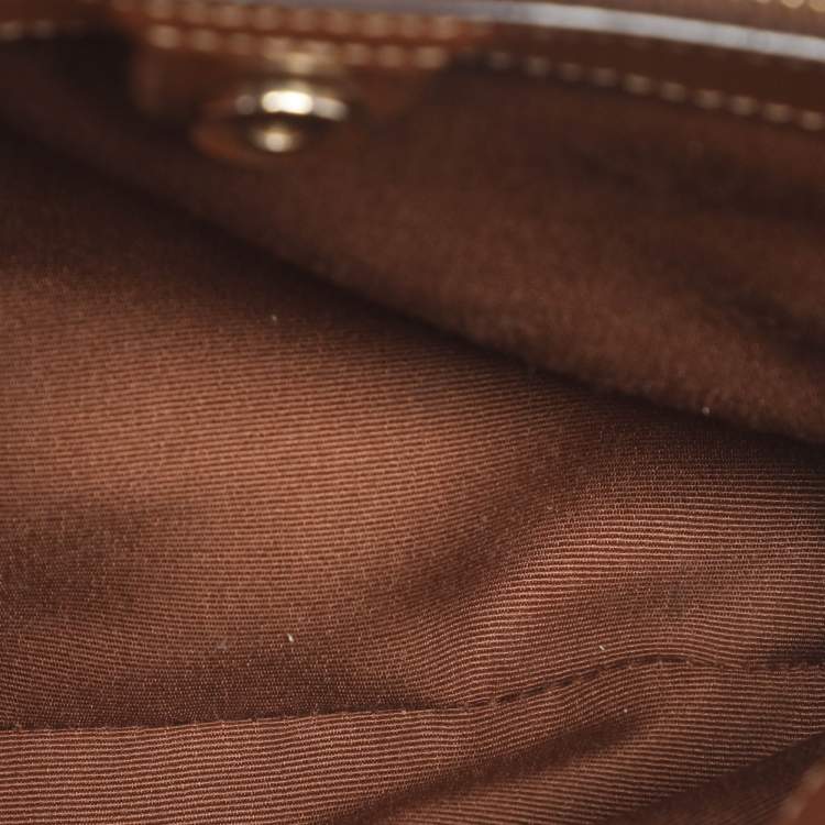 Pre Owned Coach Sage Carryall Beige/Brown Coated Canvas and Leather Satchel