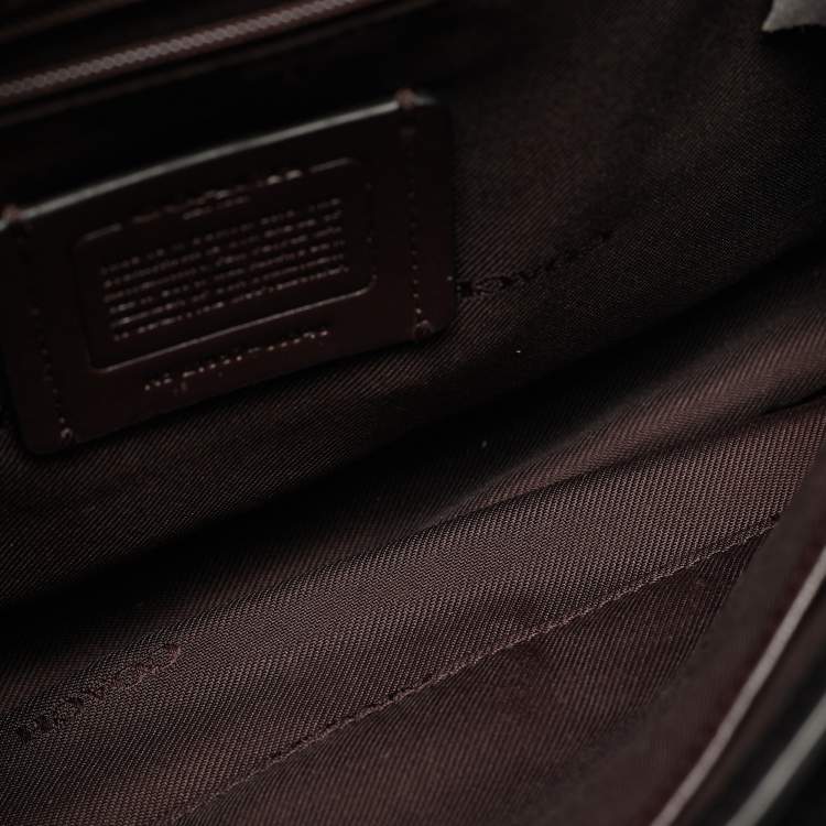 Pre Owned Coach Cassie Black Leather Crossbody Bag