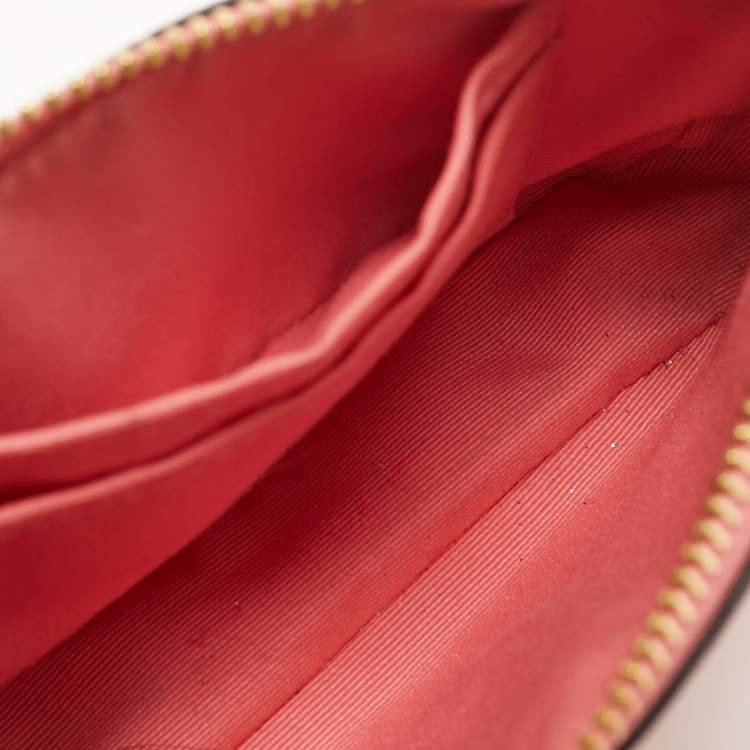 Pre Owned Coach Nolita Mini Pink Leather Vintage Rose Print Shoulder Bag