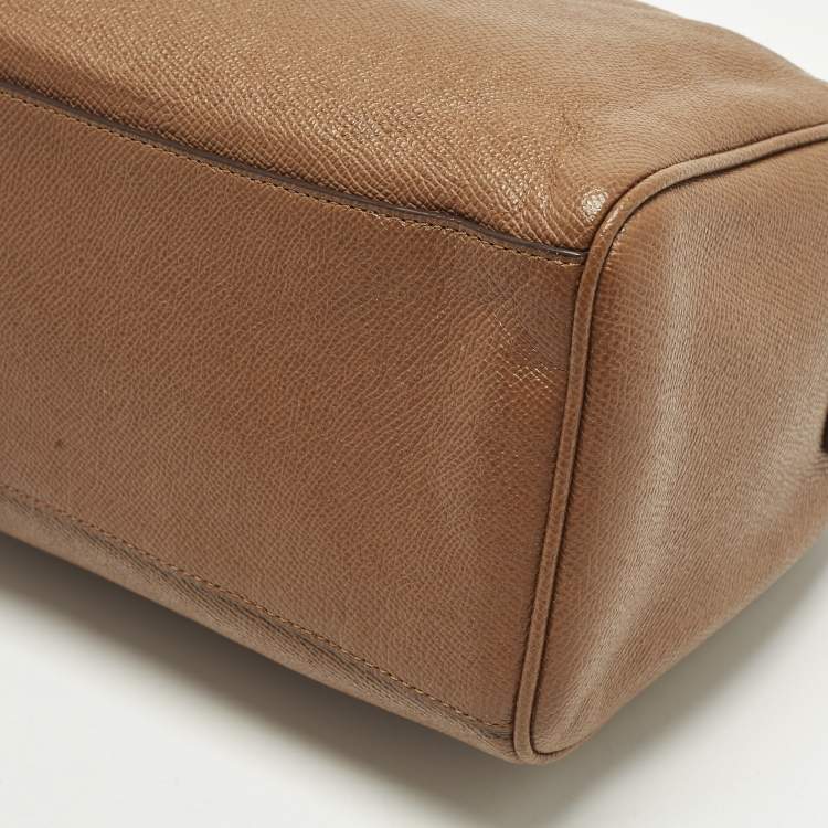 Pre Owned Coach Bennett Mini Brown Leather Satchel