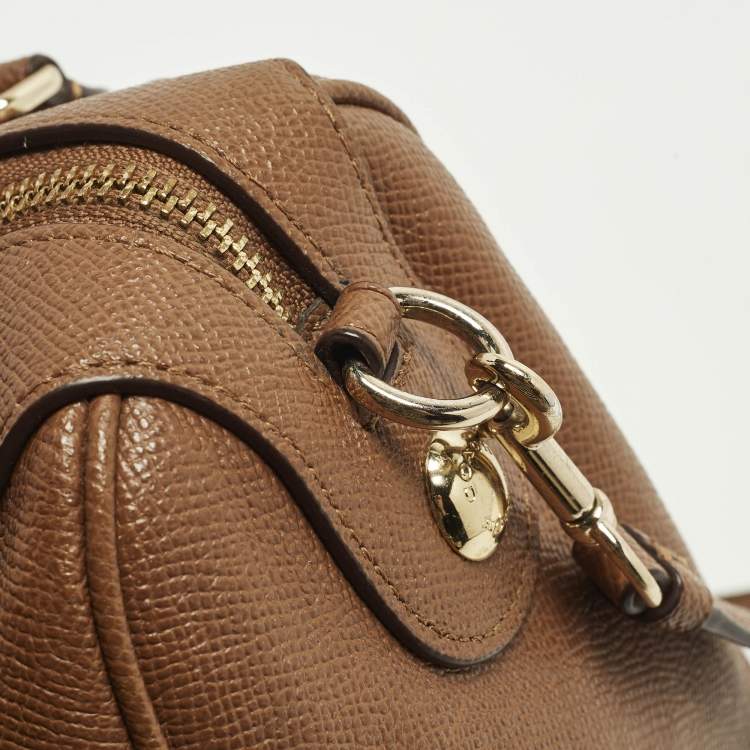 Pre Owned Coach Bennett Mini Brown Leather Satchel