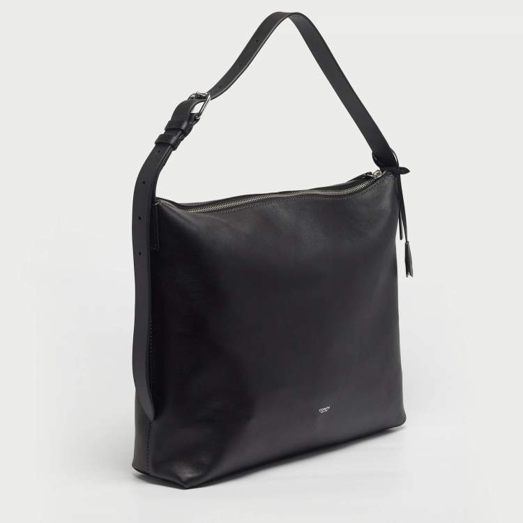 مملوكة مسبقًا Coach Mott Black Leather Shoulder Bag