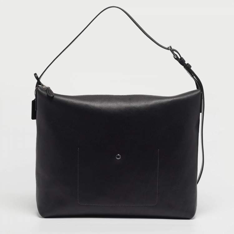 مملوكة مسبقًا Coach Mott Black Leather Shoulder Bag