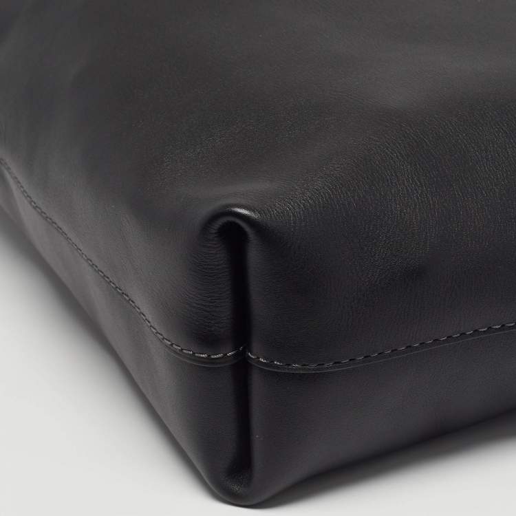 مملوكة مسبقًا Coach Mott Black Leather Shoulder Bag