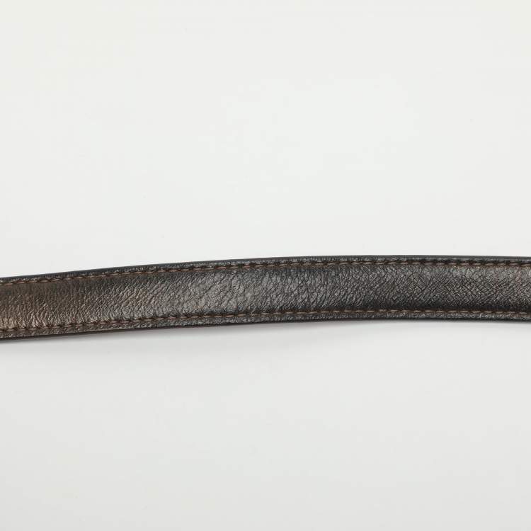 Pre Owned Coach Brooke Beige/Brown Signature Satin and Leather Hobo