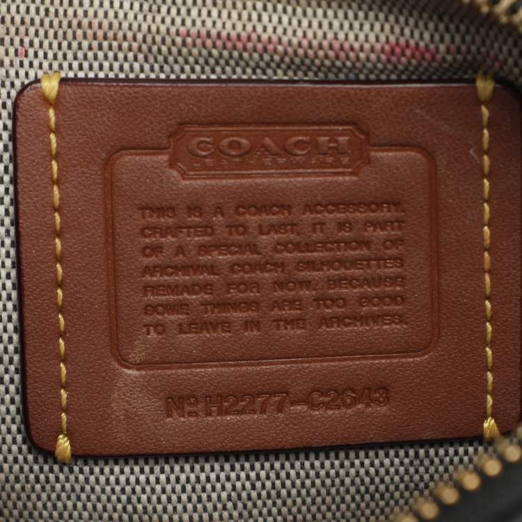 Pre Owned Coach Swinger Black Leather Shoulder Bag