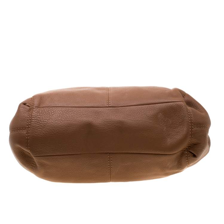 Pre Owned Coach Tan Leather Lexy Tote