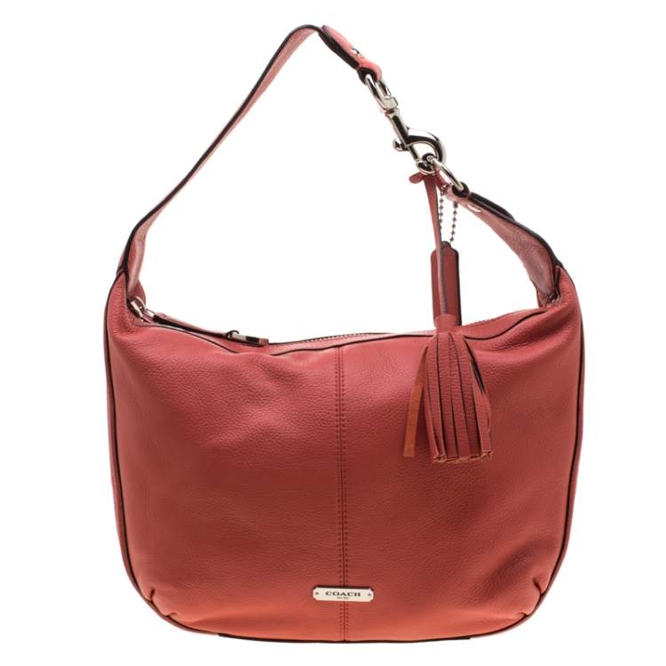 Coach Coral Leather Small Avery Hobo Coach | TLC