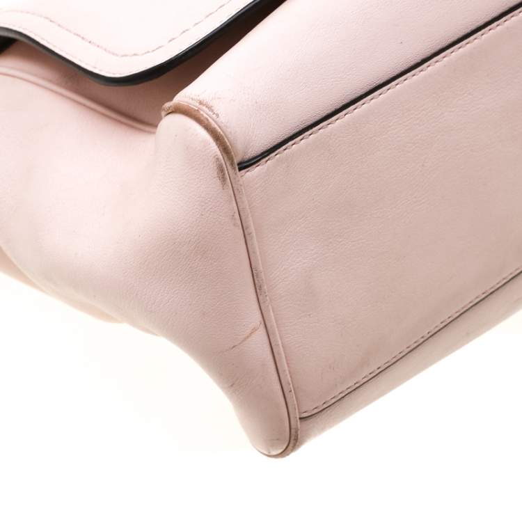 Pre Owned Coach Blush Pink Leather Legacy Romy Shoulder Bag