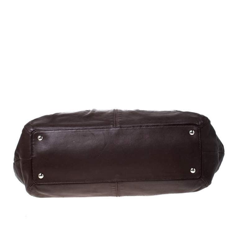 Pre Owned Coach Brown Leather Soho Tote 