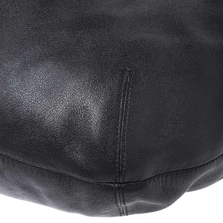 Pre Owned Coach Black Soft Leather Hobo