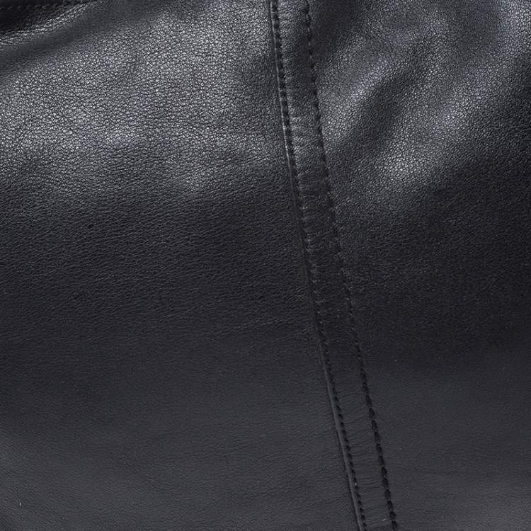 Pre Owned Coach Black Soft Leather Hobo