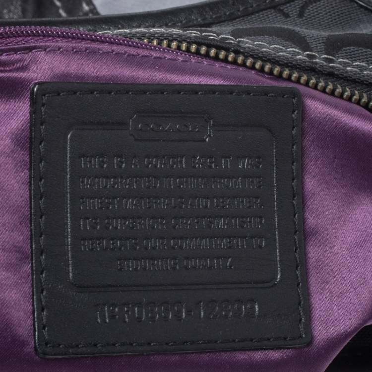 Pre Owned Coach Multicolor Patchwork Bleecker Tote
