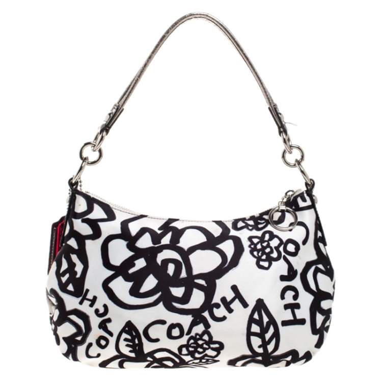 مملوكة مسبقًا Coach Multicolor Printed Satin Shoulder Bag