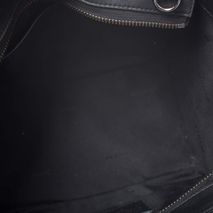 Pre Owned Coach Multicolor Python Embossed Leather Tote