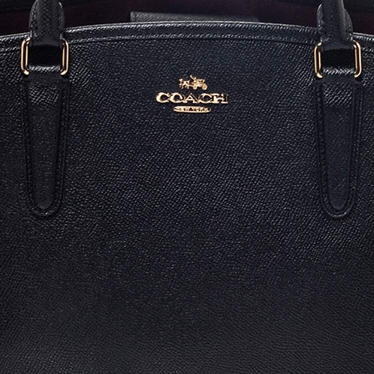 Pre Owned Coach Black Leather Margot Satchel