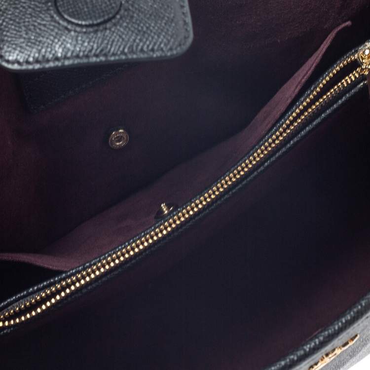 Pre Owned Coach Black Leather Margot Satchel
