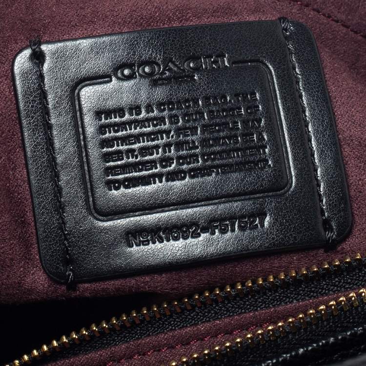 Pre Owned Coach Black Leather Margot Satchel